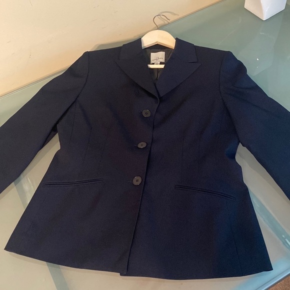 Anne Klein Blazer Anne Klein Modern Notched Collar Blazer with Stretch Size 8 - Picture 6 of 11
